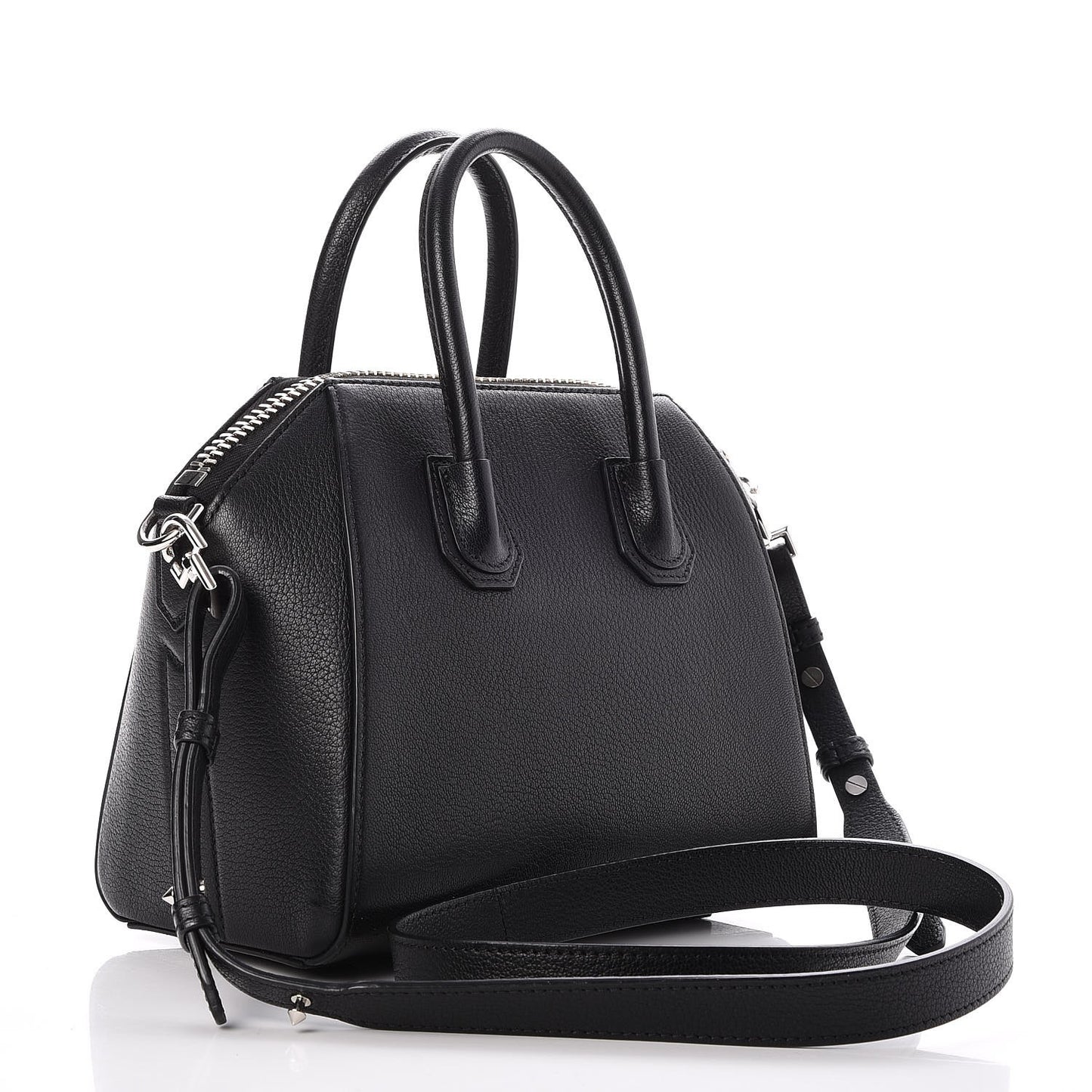 Sugar Goatskin Mini Antigona Black