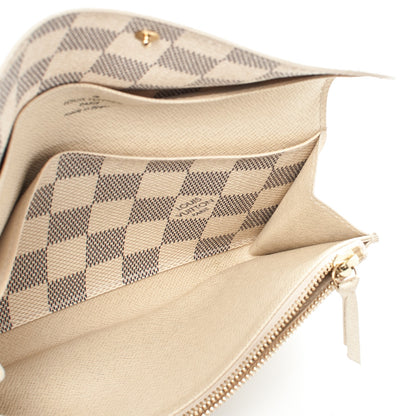Louis Vuitton Damier Azur Emilie Wallet 5 of 7