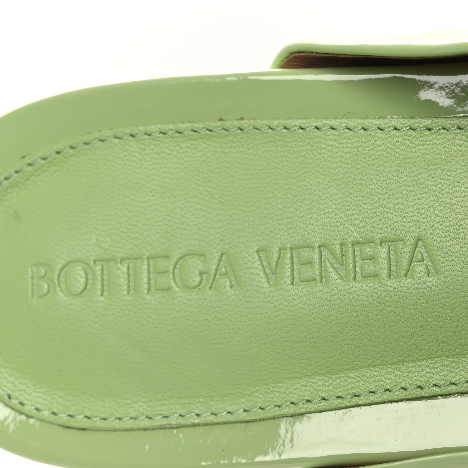 Bottega Veneta Patent Bunnie Flats 38 Fennel 1794263 – FASHIONPHILE