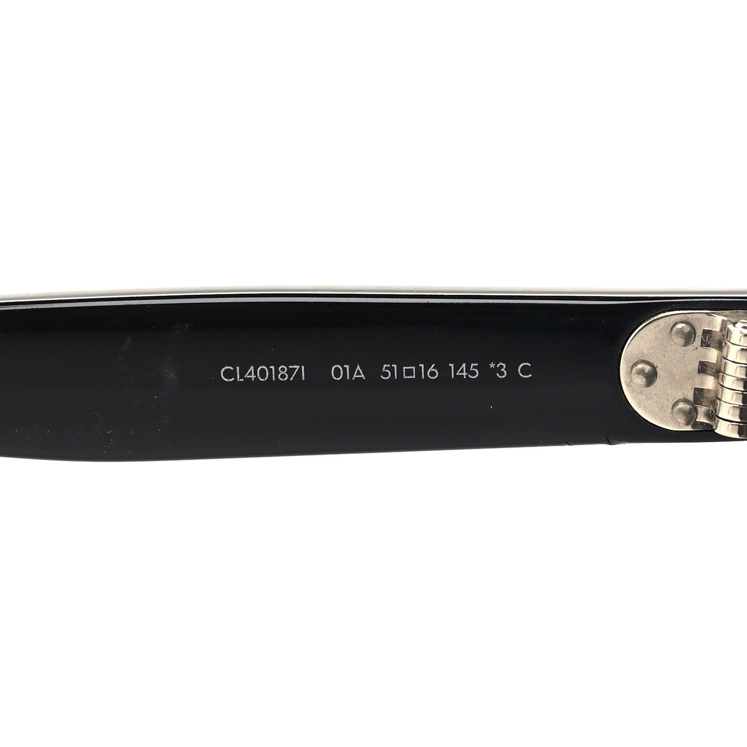 Celine Acetate Cat Eye Sunglasses CL40187I Black 6 of 7