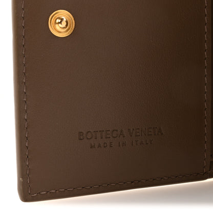 Bottega Veneta Nappa Intrecciato Small Bi-Fold Zip Wallet Pinecone 6 of 6