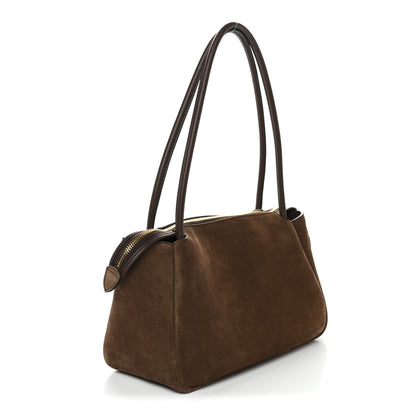 Prada Camoscio Medium Darling Shoulder Bag Cocoa Brown 3 of 10
