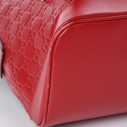 Gucci Guccissima Signature Day Backpack Hibiscus Red 9 of 10