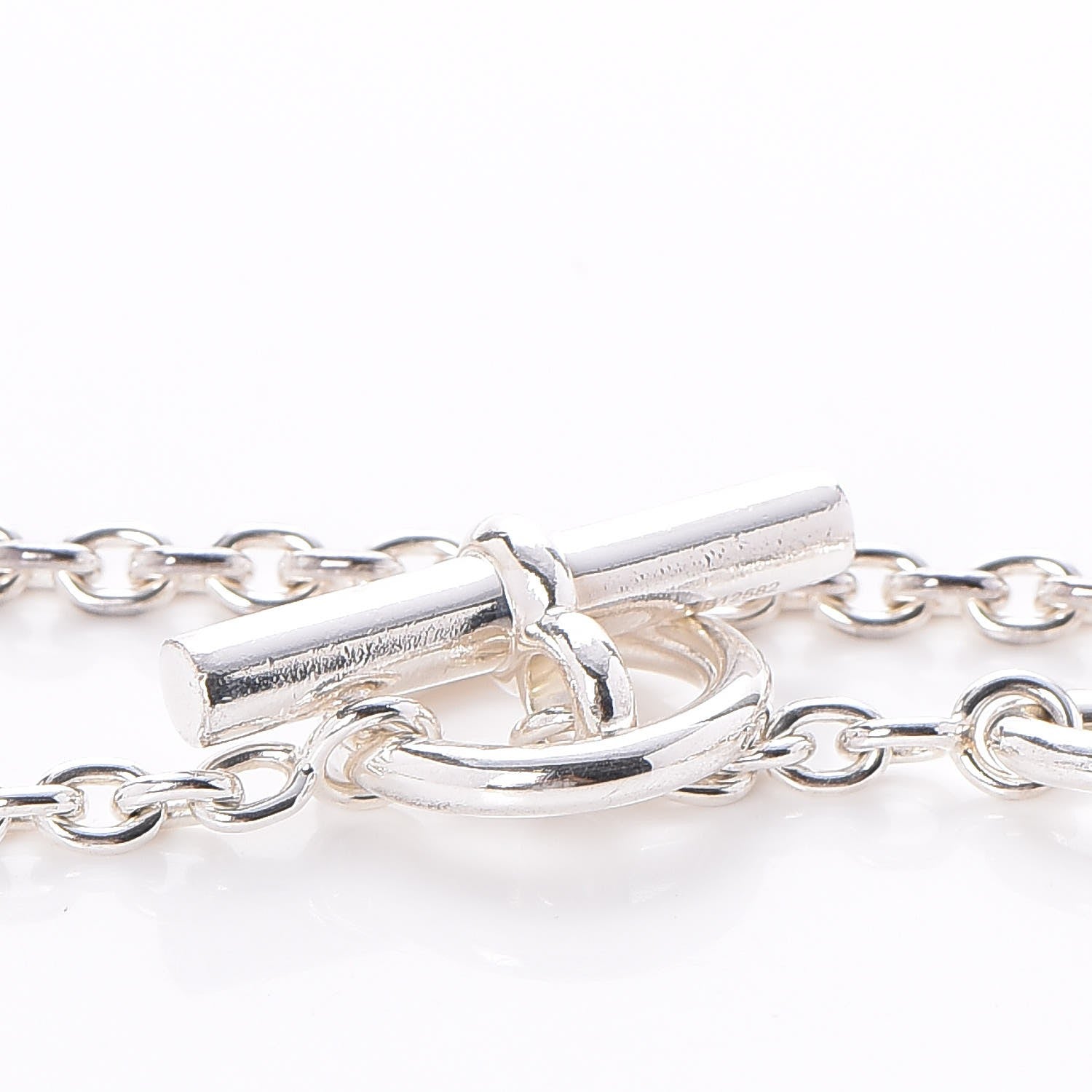 Hermes Sterling Silver Farandole Necklace 160 5 of 8