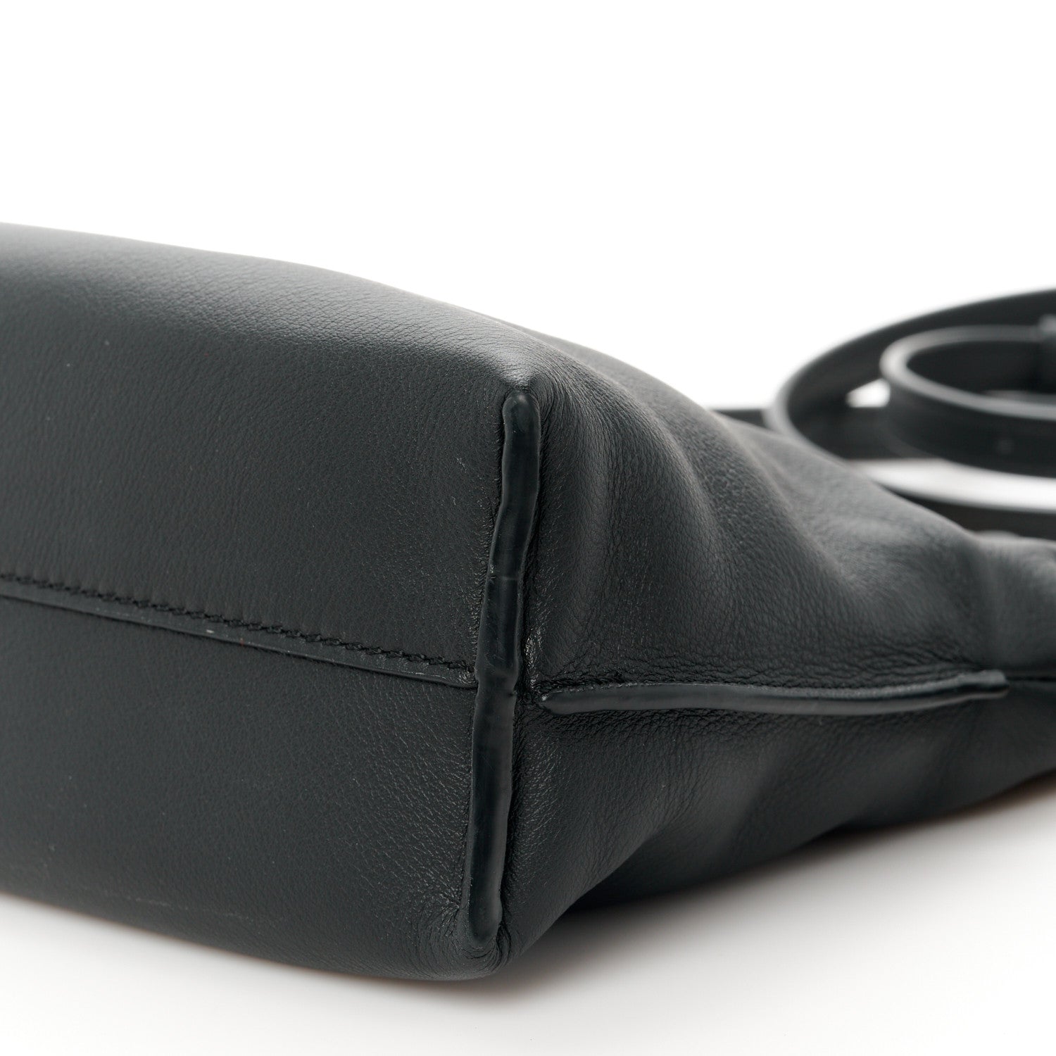 Loewe Nappa Calfskin Mini Flamenco Knot Clutch With Chain Black 11 of 11