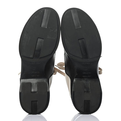 Hermes Calfskin Sneakers 37 Black 4 of 4