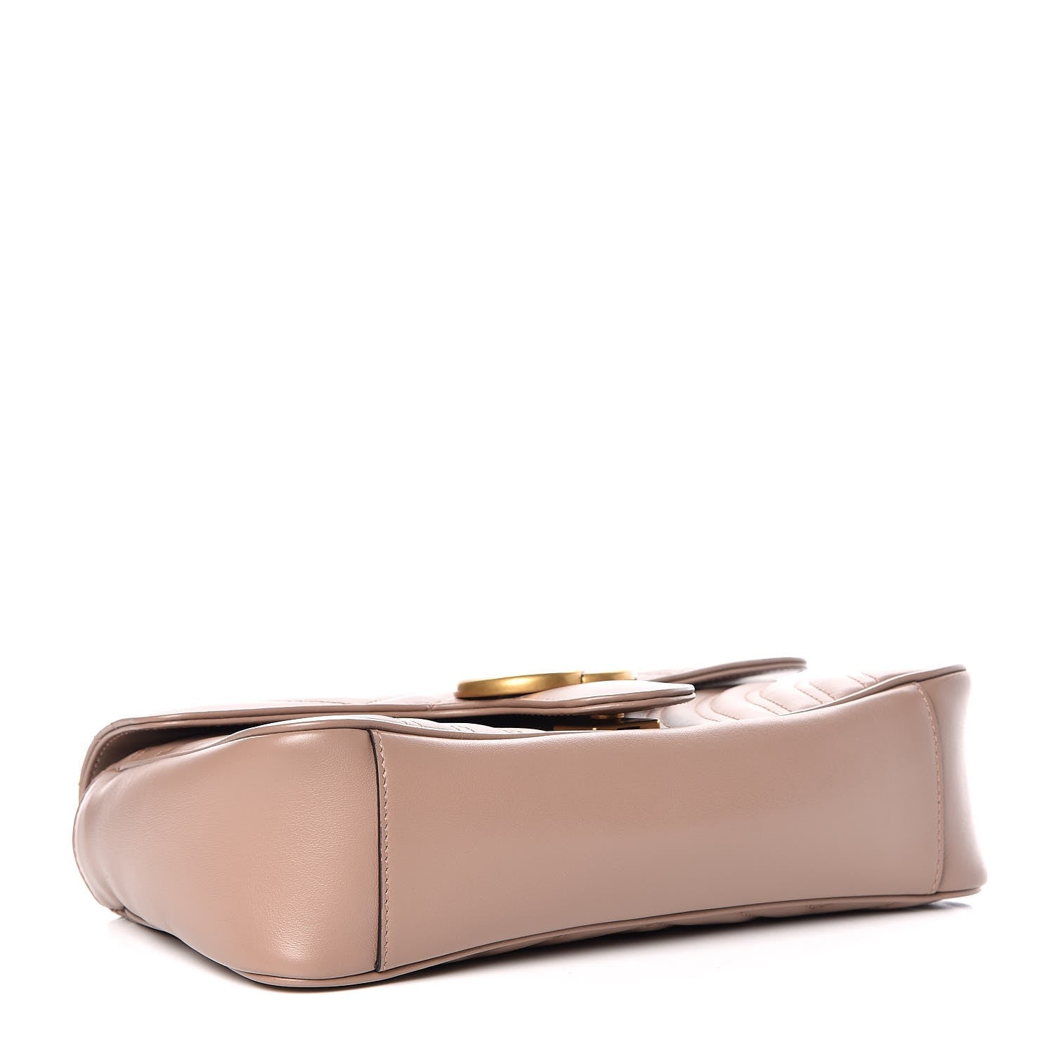Gucci Calfskin Matelasse Small GG Marmont Shoulder Bag Porcelain Rose 4 of 7