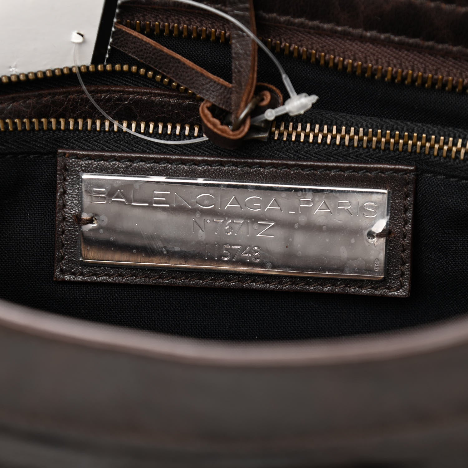 Balenciaga Chevre Classic Hardware City Chocolate 6 of 10