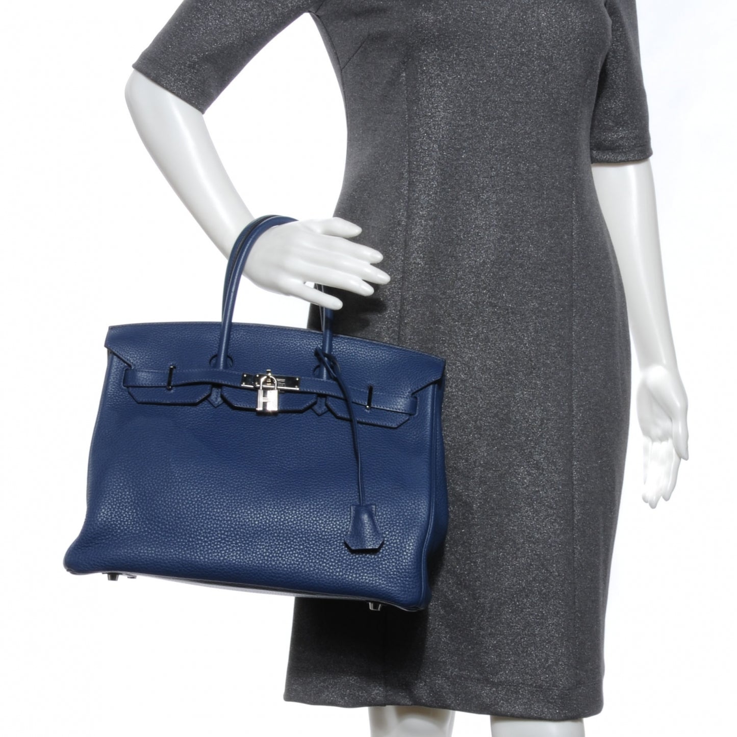 Taurillon Clemence Birkin 35 Bleu de Prusse