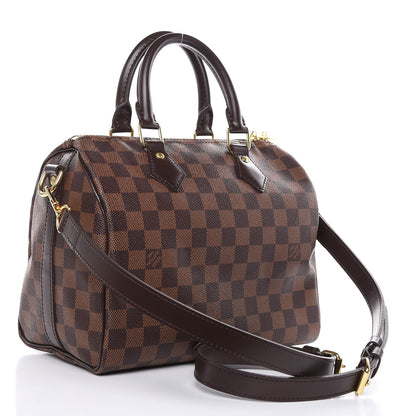 Louis Vuitton Damier Ebene Speedy Bandouliere 25 3 of 10