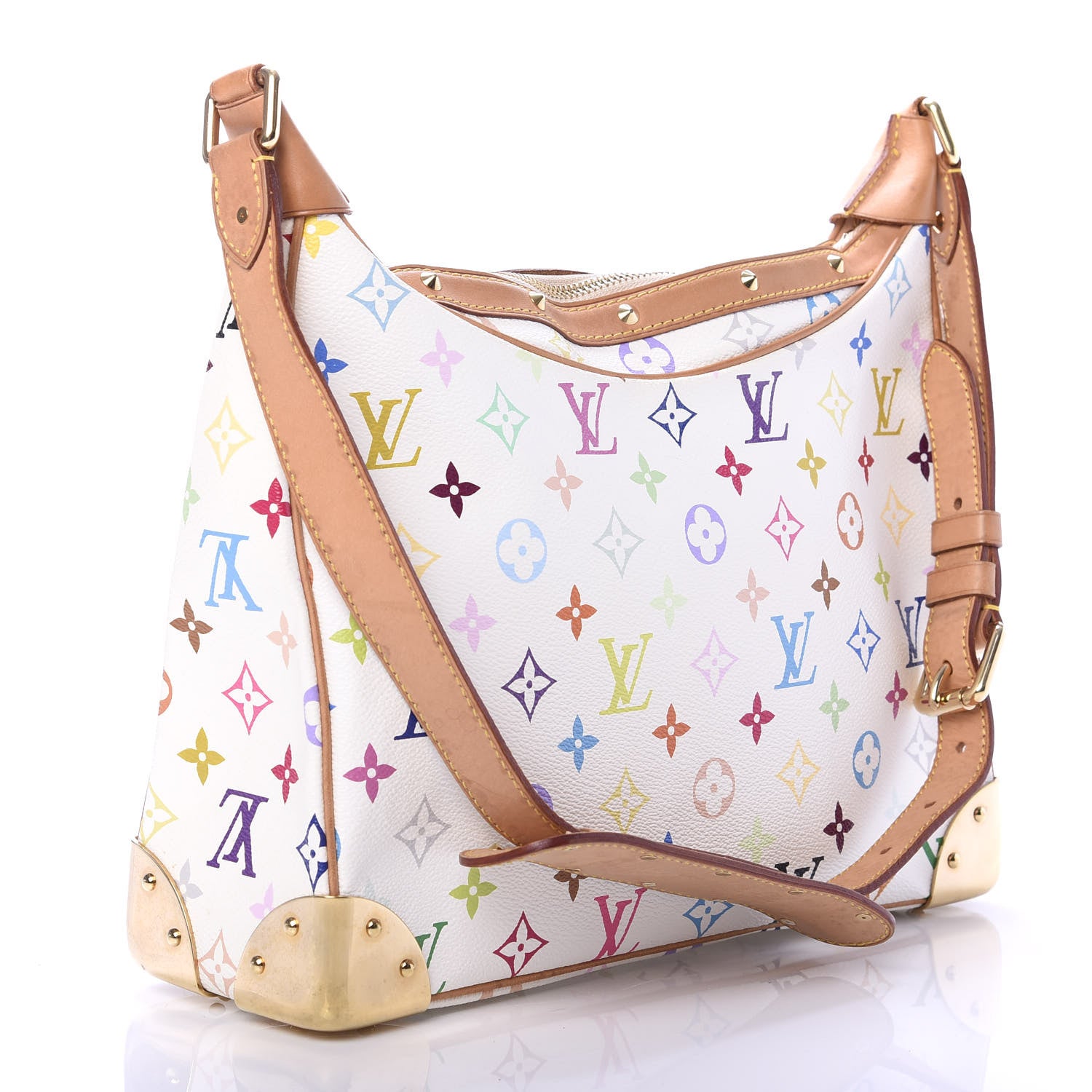 Louis Vuitton Monogram Multicolor Boulogne White 3 of 19