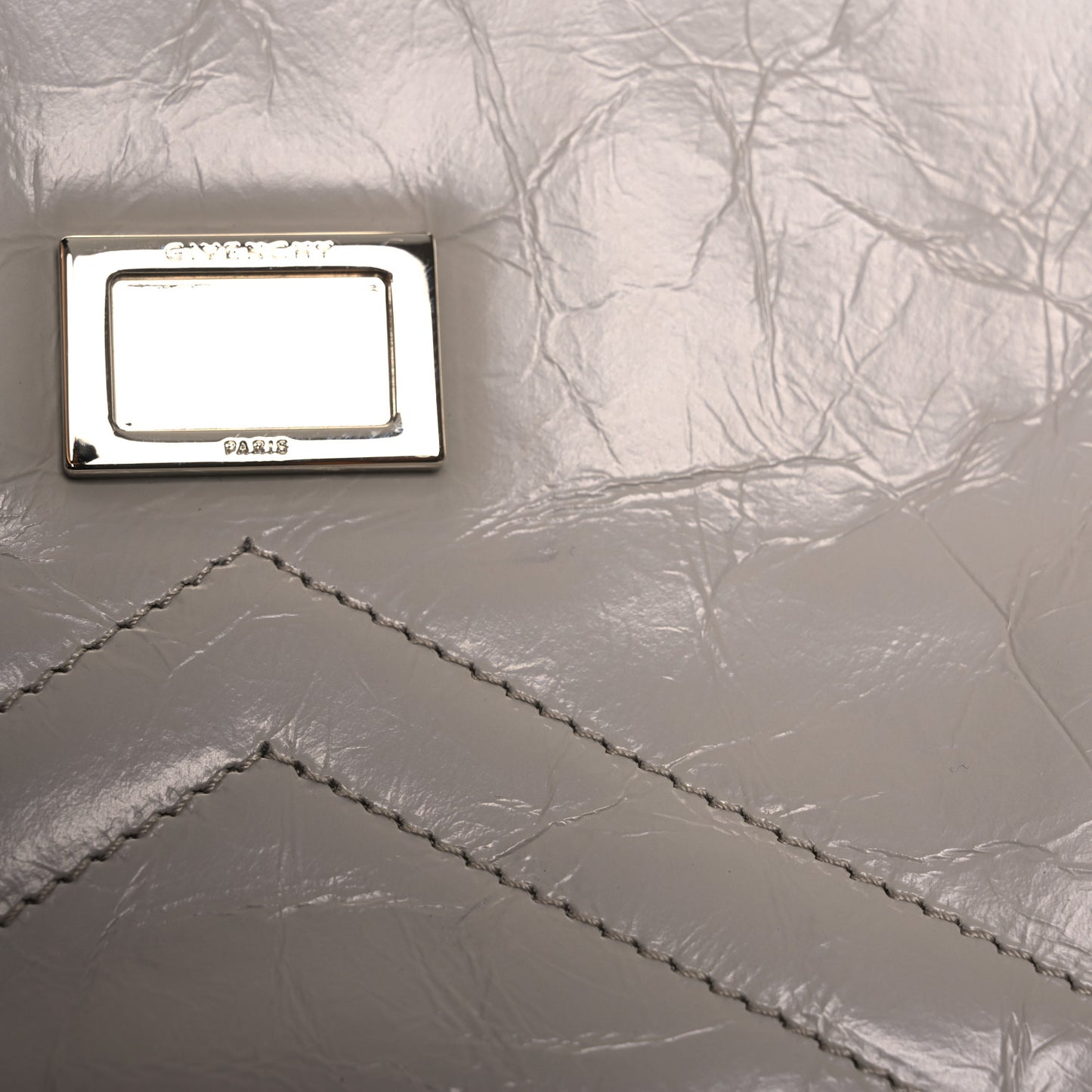 Creased Patent Calfskin Small ID Flap Dune