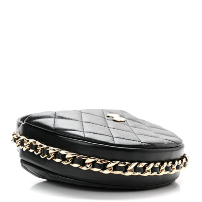 Chanel Quilted Chain Around Pouch Black 3 of 10