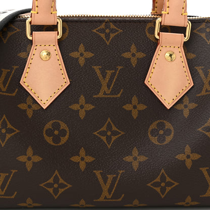 Louis Vuitton Monogram Speedy Bandouliere 20 Black 7 of 9