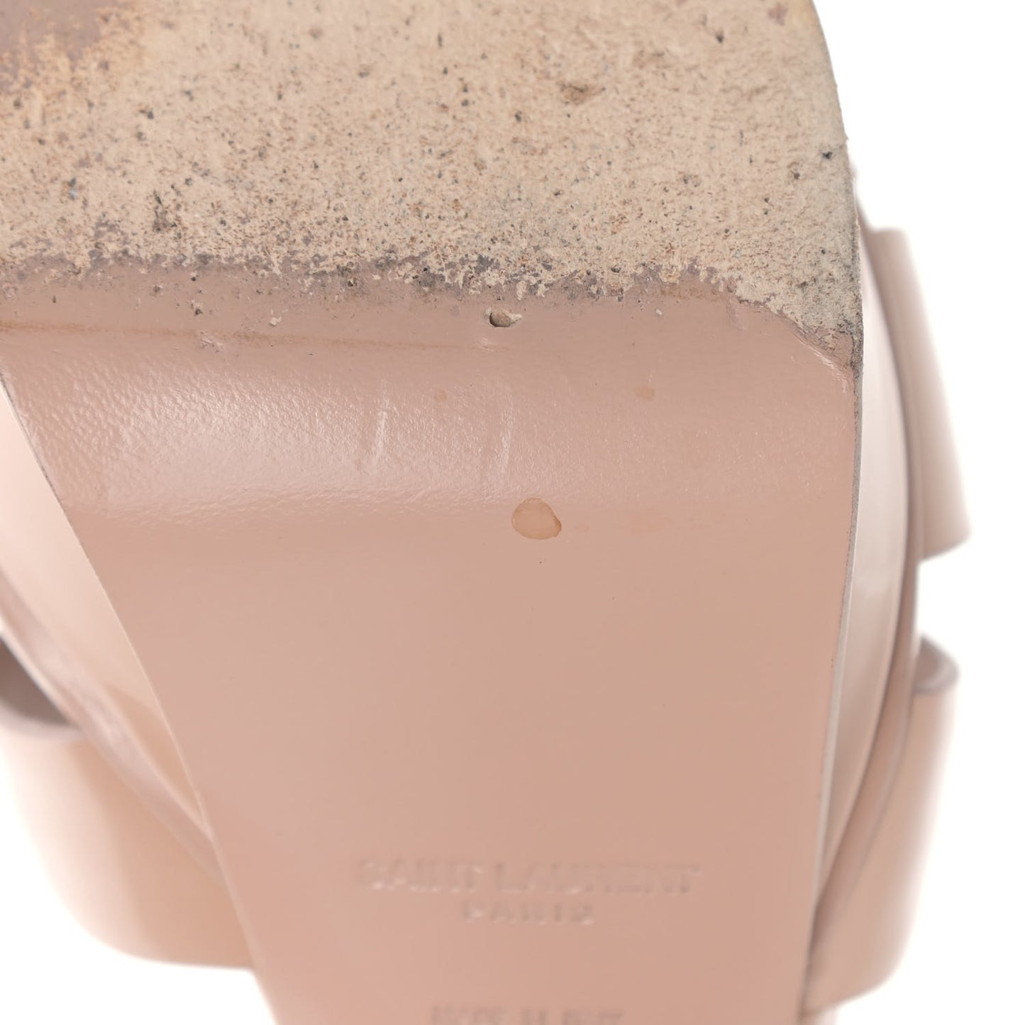 Patent Tribute 105 Platform Sandals 37 Nude Powder