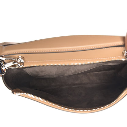 Fendi Vitello Baltico DotCom Satchel Sand Blueberry 6 of 10