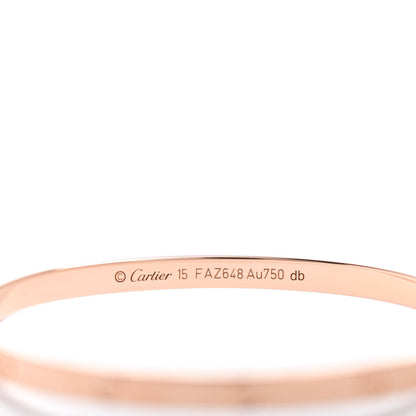 Cartier 18K Pink Gold Small LOVE Bracelet 15 4 of 5