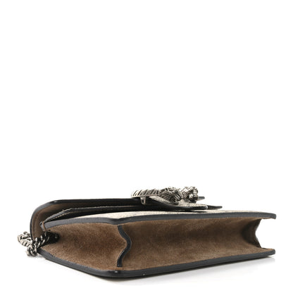 Gucci GG Supreme Monogram Super Mini Dionysus Shoulder Bag Taupe 4 of 10