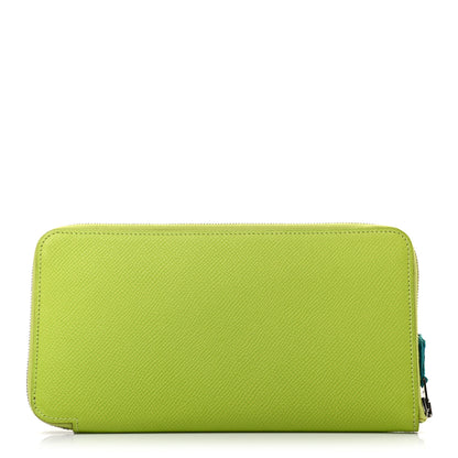 Hermes Epsom Silk'In Wallet Kiwi Lichen 1 of 7