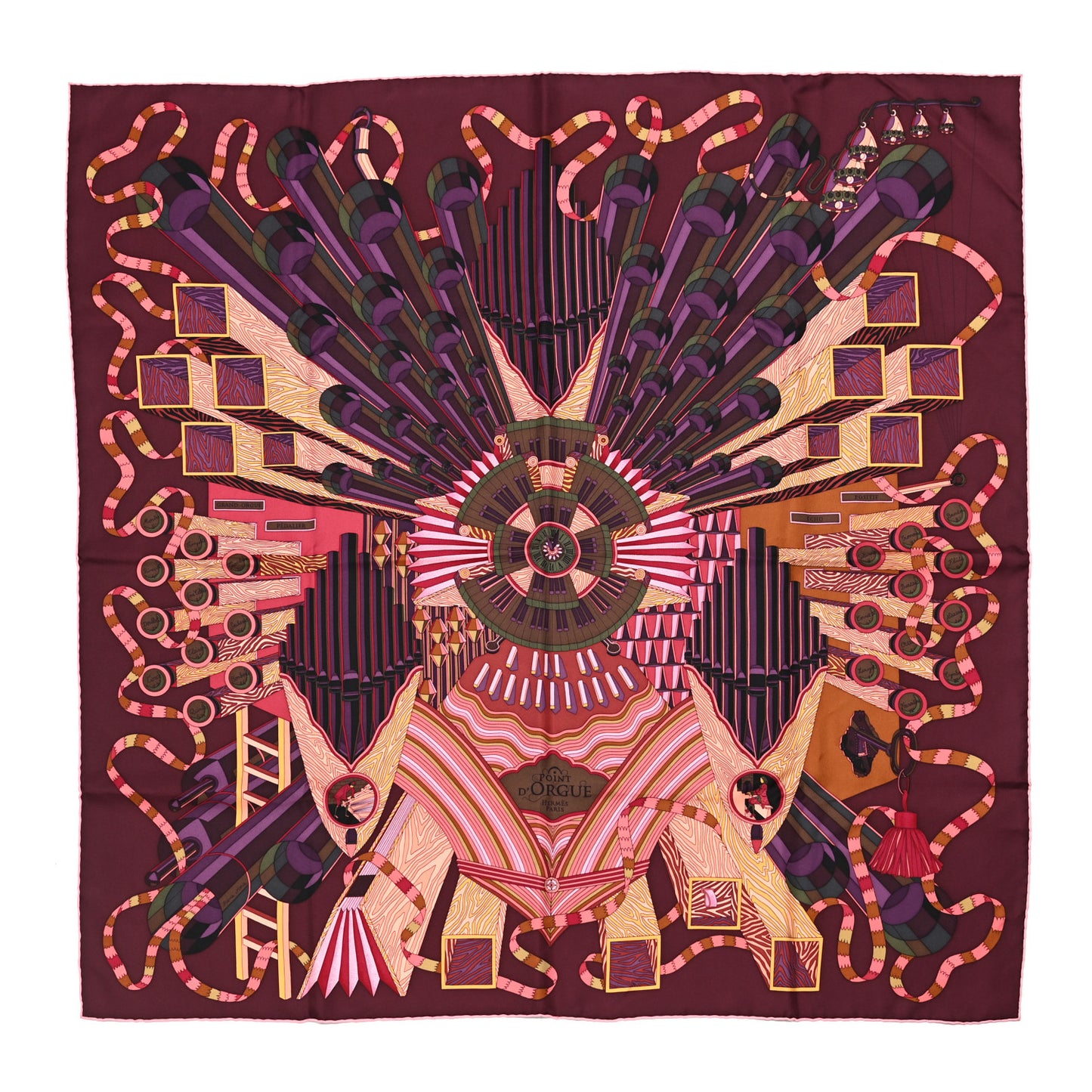 Silk Point D'Orgue Scarf 90