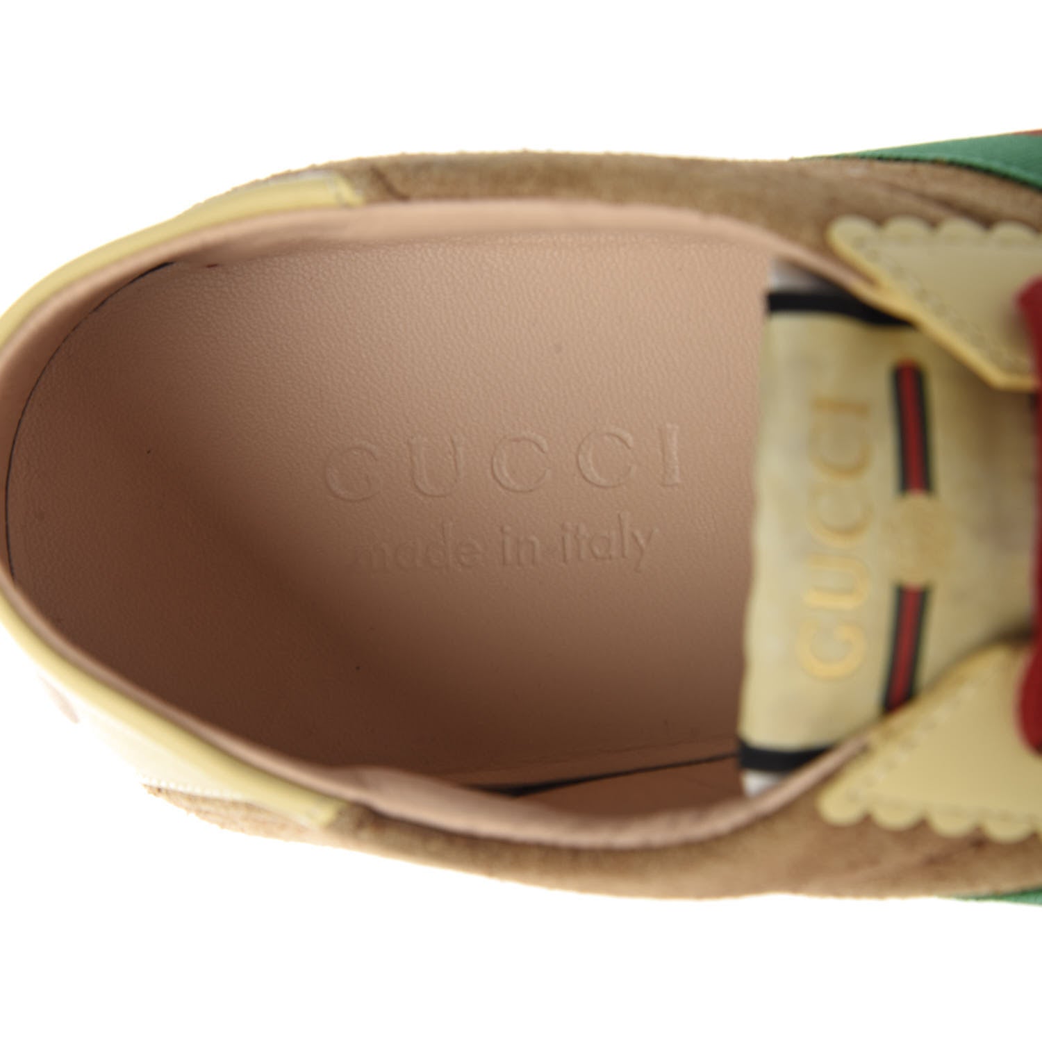 Gucci Suede Web Mens Rocket Sneakers 6 Nocciola Burro 7 of 9
