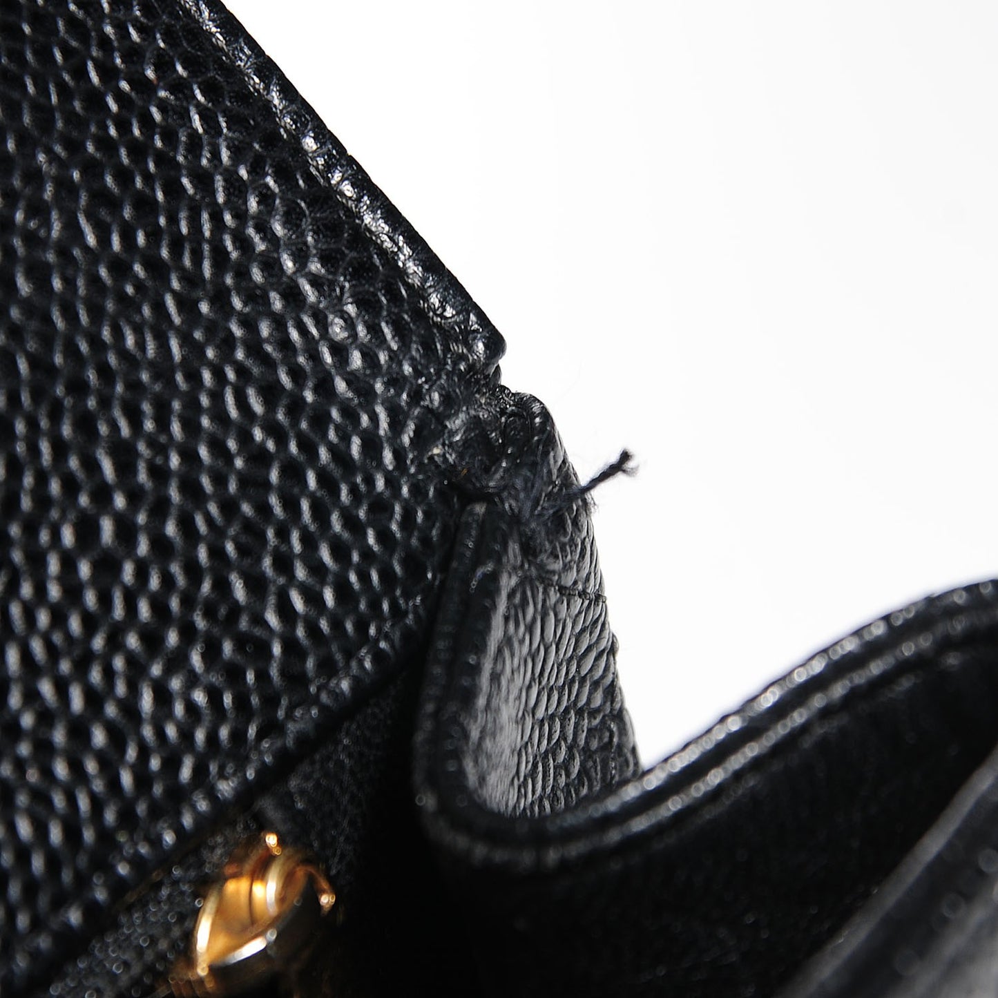 Caviar Quilted Jumbo Single Flap Black