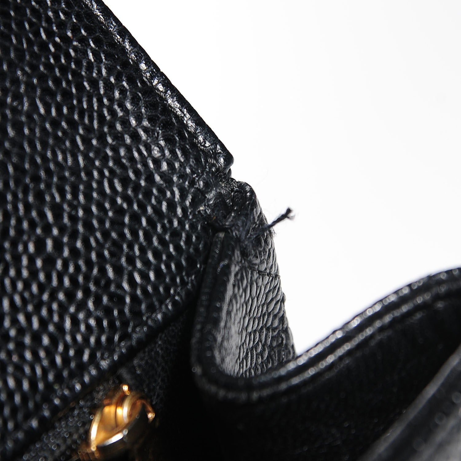Chanel Caviar Quilted Jumbo Single Flap Black 8 of 10