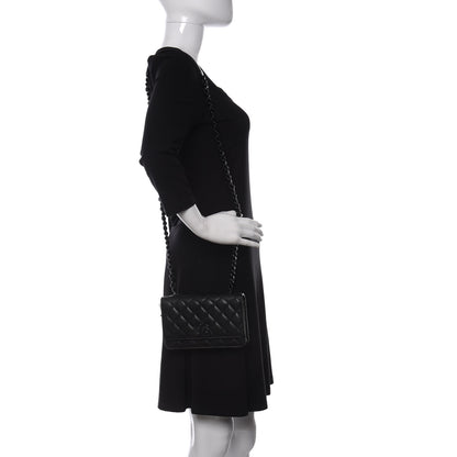 Chanel Caviar Quilted My Everything Wallet On Chain WOC Black 2 of 13