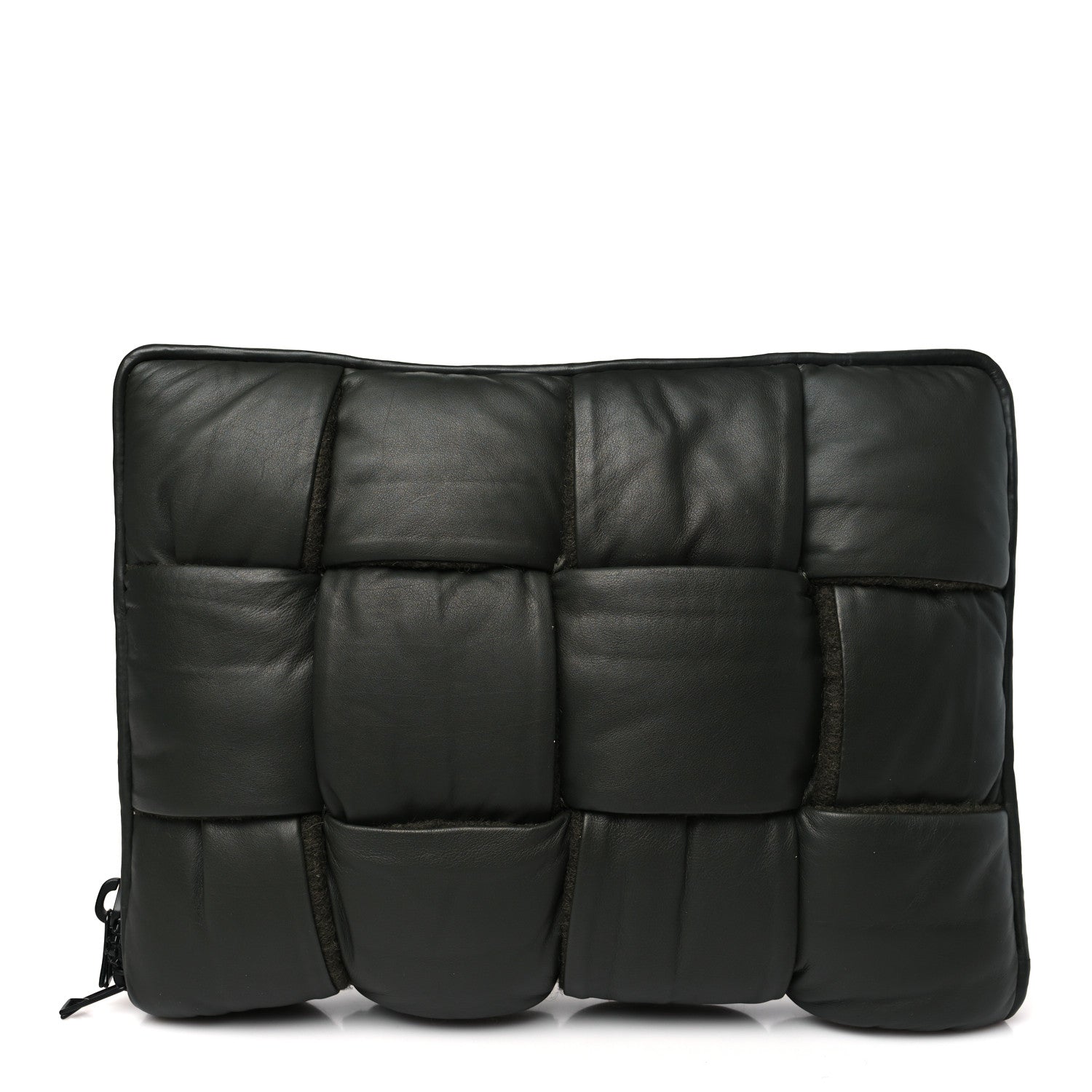 Bottega Veneta Calfskin Maxi Intrecciato Puffy Laptop Pouch Camping 1 of 8