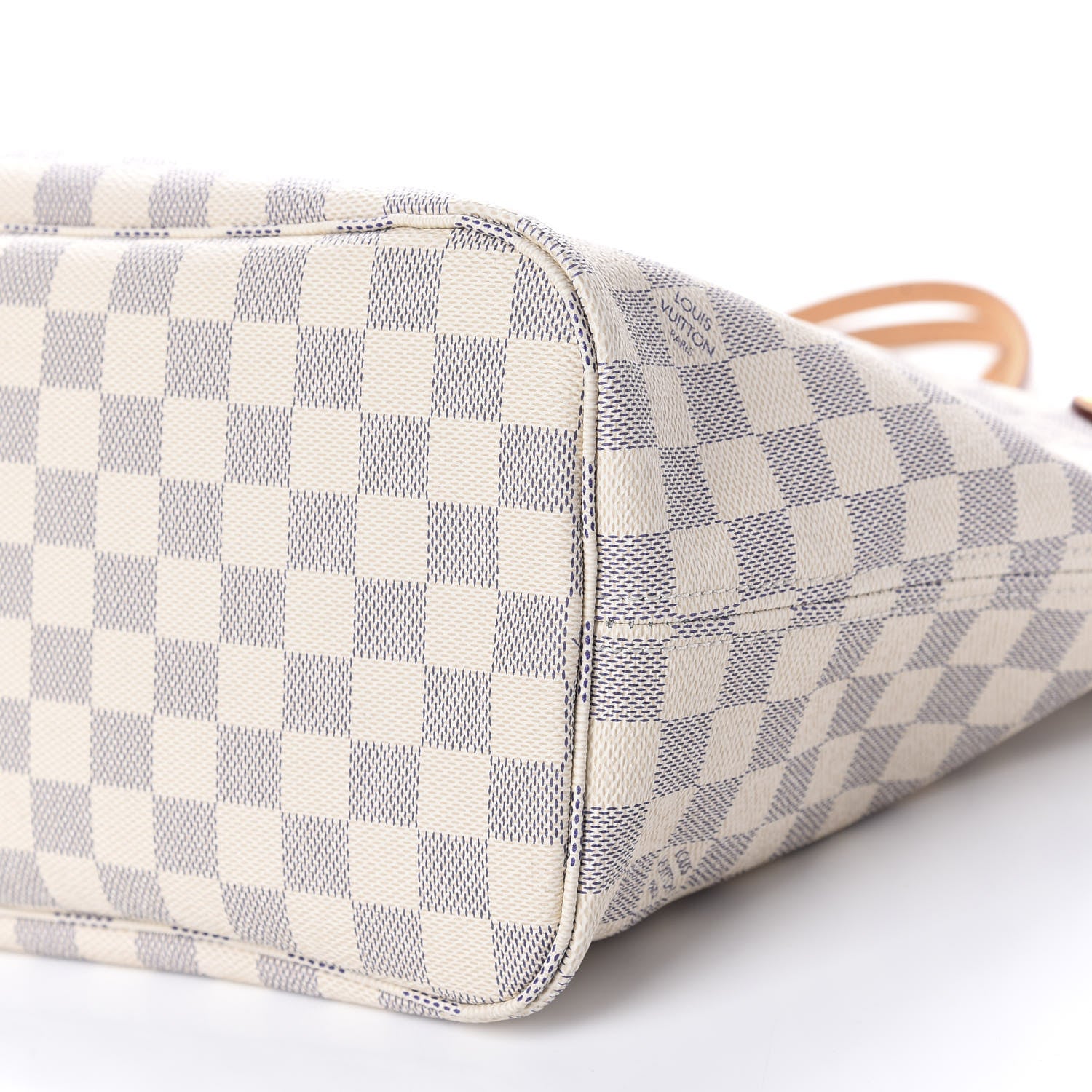 Louis Vuitton Damier Azur Neo Neverfull MM Rose Ballerine 7 of 13