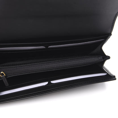 Gucci Suede Patent GG Web Ophidia Continental Wallet Black 5 of 7