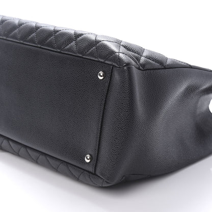 Chanel Caviar Quilted XL Grand Shopping Tote GST Black 7 of 10
