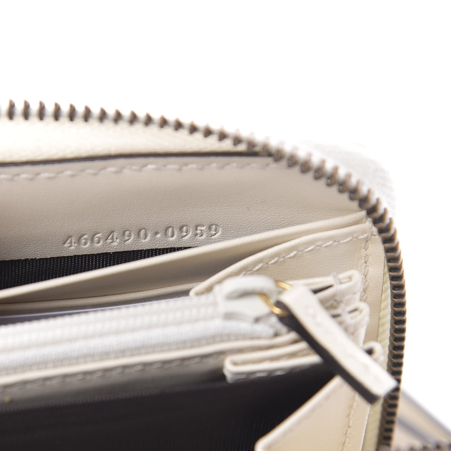 Calfskin Matelasse Trompe L'Oeil Print GG Marmont Zip Around Wallet