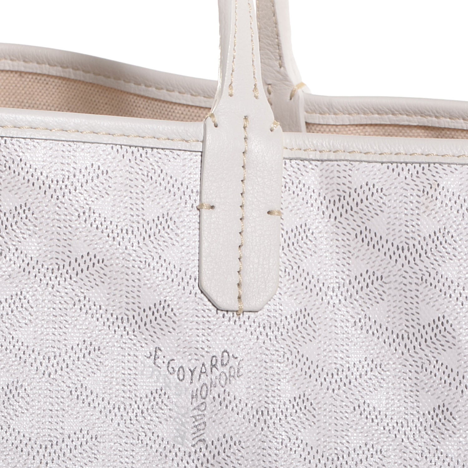 Goyard Goyardine Saint Louis GM White 10 of 10