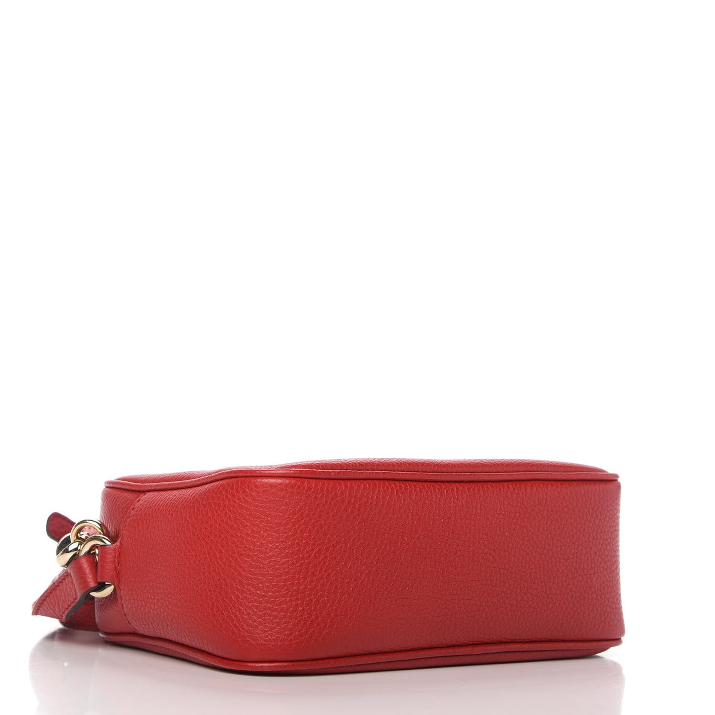 Pebbled Calfskin Small Soho Disco Bag Tabasco Red