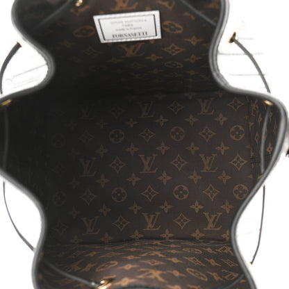 Louis Vuitton X FORNASETTI Calfskin Architettura Noe MM Black White 5 of 10