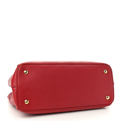 Prada Saffiano Lux Medium Tote Fuoco 3 of 19