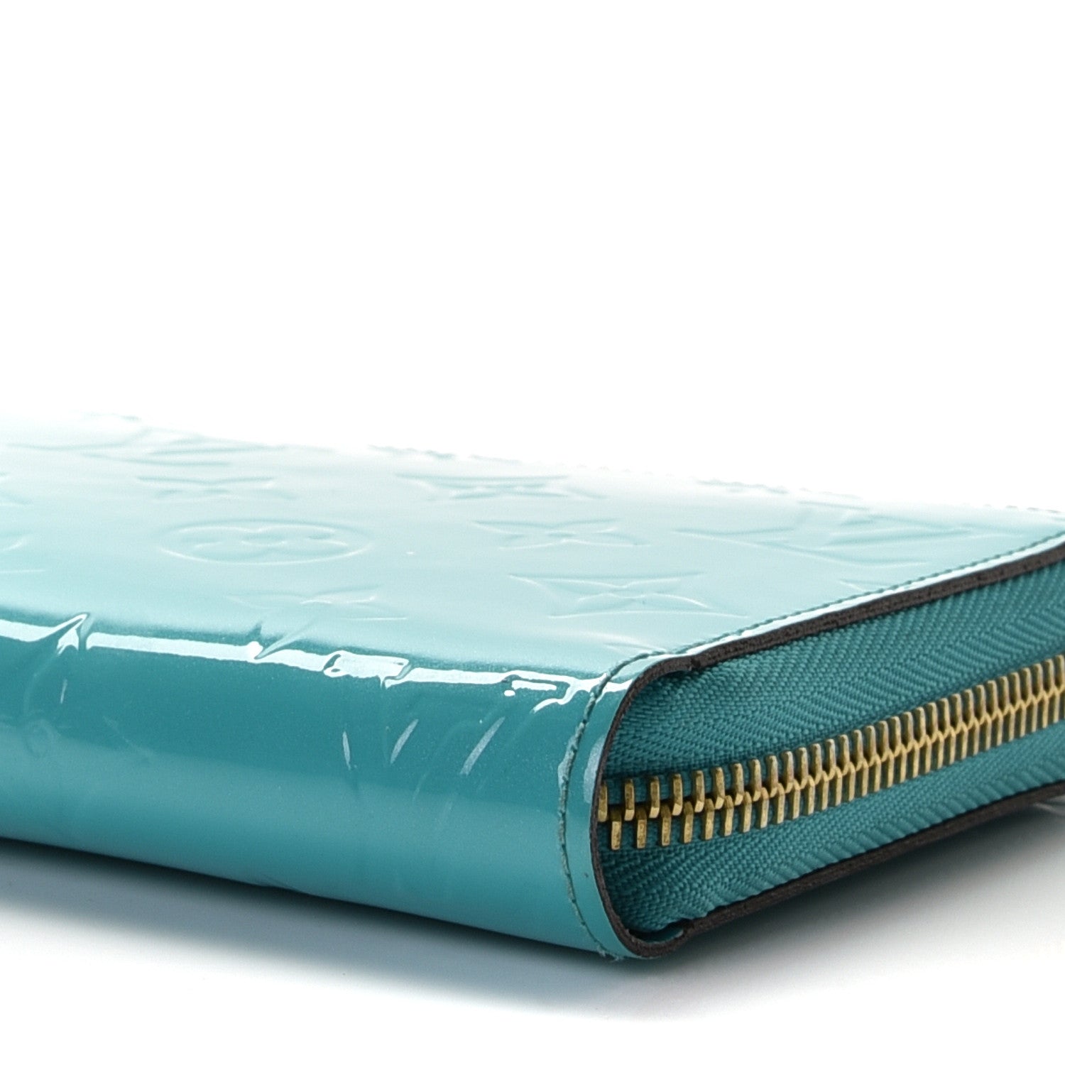 Louis Vuitton Vernis Zippy Wallet Turquoise 6 of 9