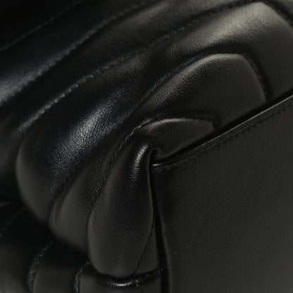 Saint Laurent Calfskin Y Quilted Monogram Small Loulou Chain Satchel Black 10 of 11