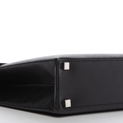 Gucci Calfskin Flap Briefcase Black 6 of 10