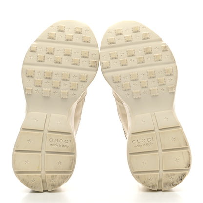 Gucci Calfskin Tiger Rhyton Sneakers 37 Ivory 5 of 11