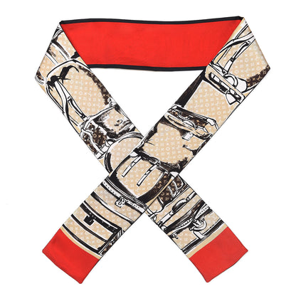 Louis Vuitton Silk Monogram Trunks Bandeau Brown 1 of 6