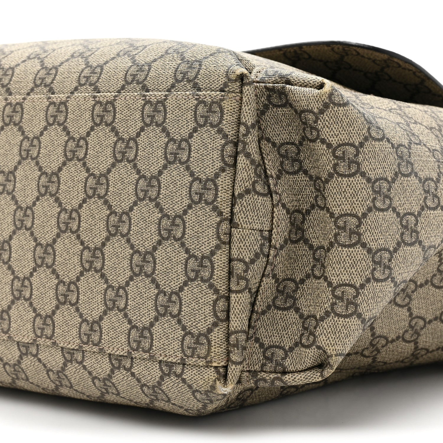 Gucci GG Plus Monogram Messenger Diaper Bag Dark Brown 8 of 14