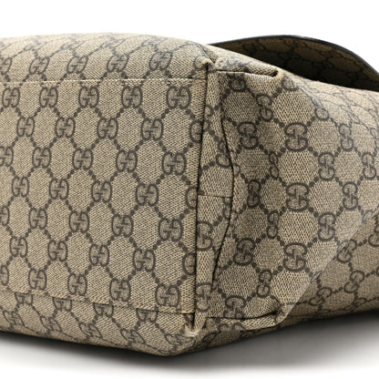 Gucci GG Plus Monogram Messenger Diaper Bag Dark Brown 8 of 14