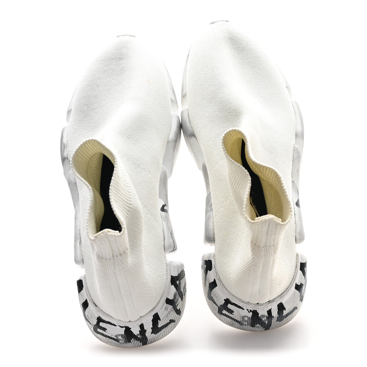 Technical 3D Recycled Knit Grafitti Womens Speed 2.0 Sneakers 37 White