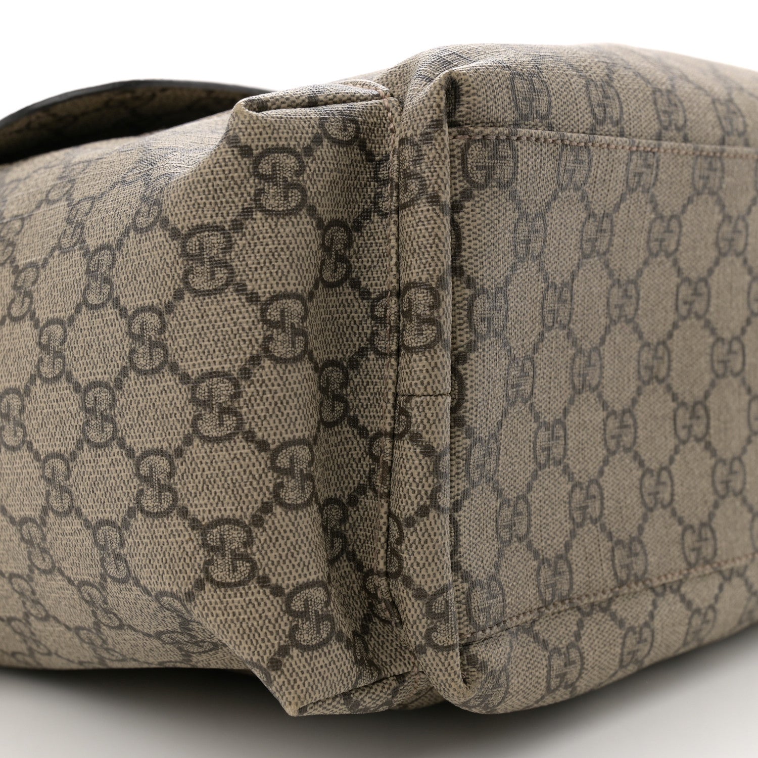 Gucci GG Plus Monogram Messenger Diaper Bag Dark Brown 9 of 12