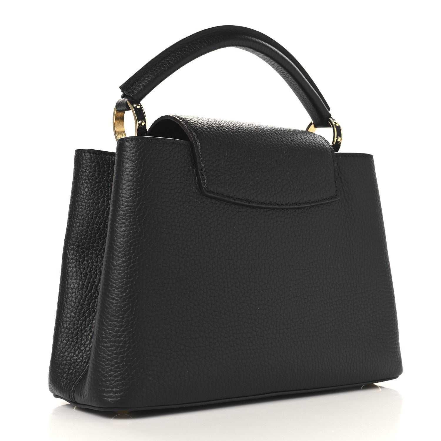 Louis Vuitton Taurillon Capucines BB Black Fuchsia 3 of 9