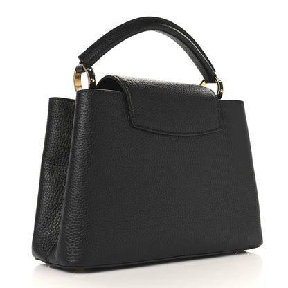 Louis Vuitton Taurillon Capucines BB Black Fuchsia 3 of 9