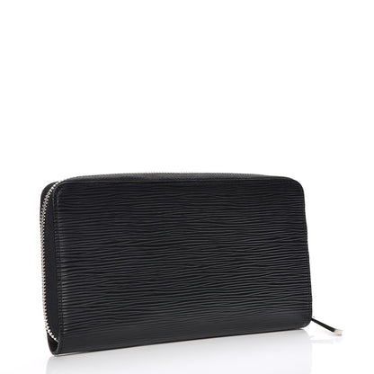 Louis Vuitton Epi Zippy Organizer Wallet Black 3 of 6