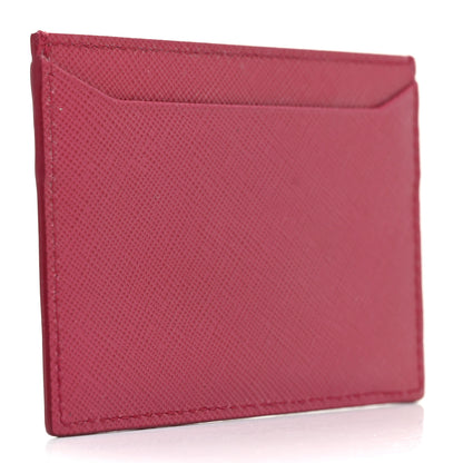 Prada Saffiano Metal Card Case Cera 3 of 9